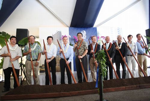 The Ritz-Carlton Residences, Waikiki Beach, East Tower holds Ground Breaking Ceremony
