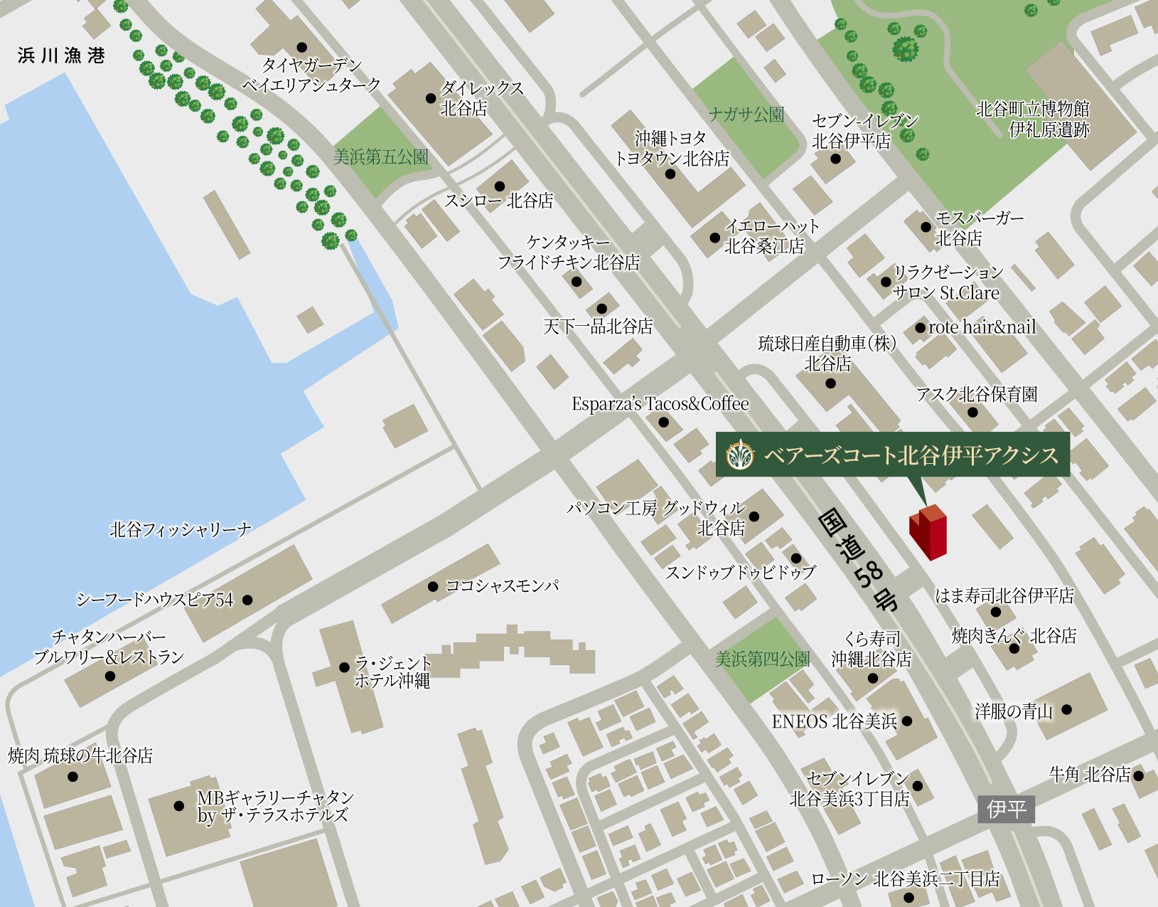 建設地周辺 拡大MAP
