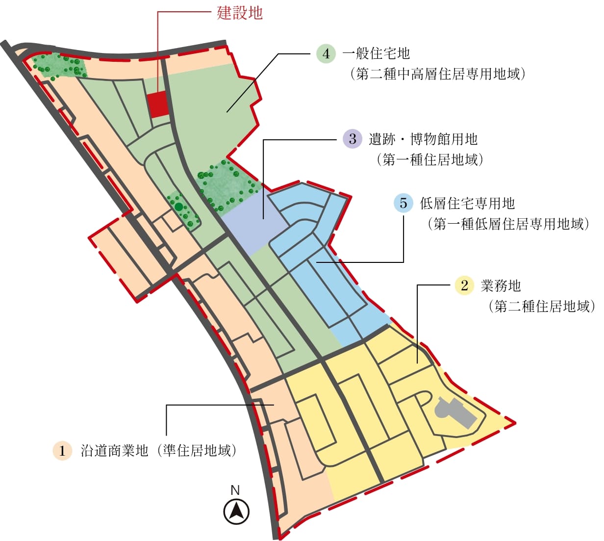 桑江伊平土地区画整理区域