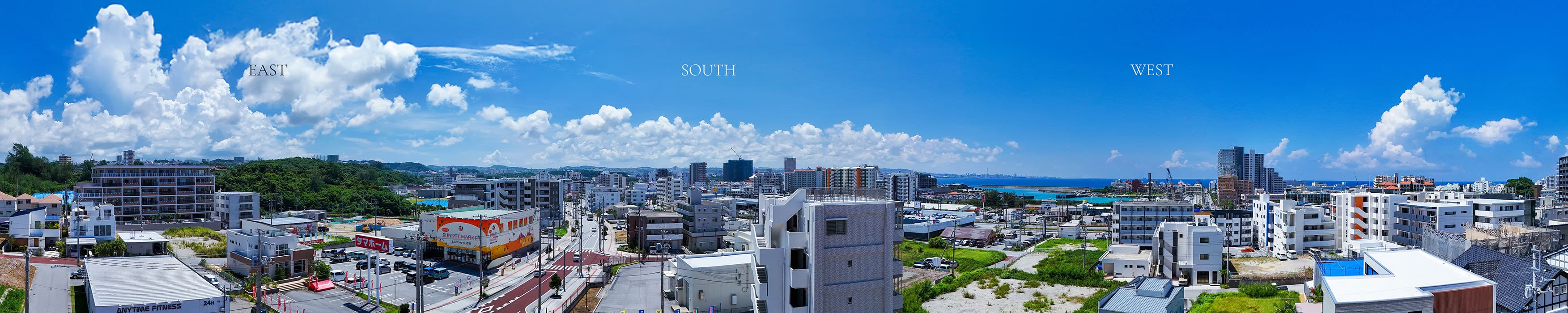 最上階6階の眺望