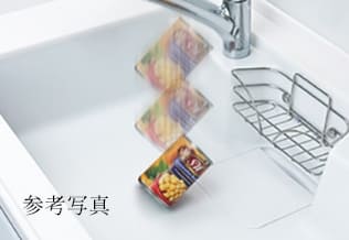 キズや衝撃に強く美しさが長持ちなシンク