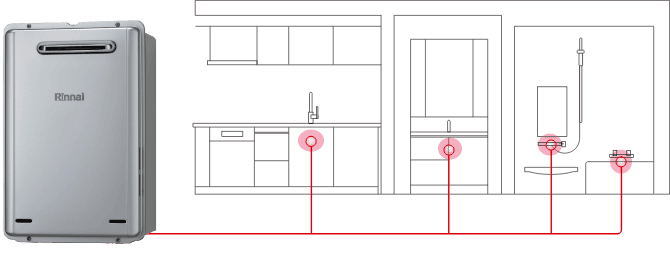 ウルトラファインバブル搭載給湯器