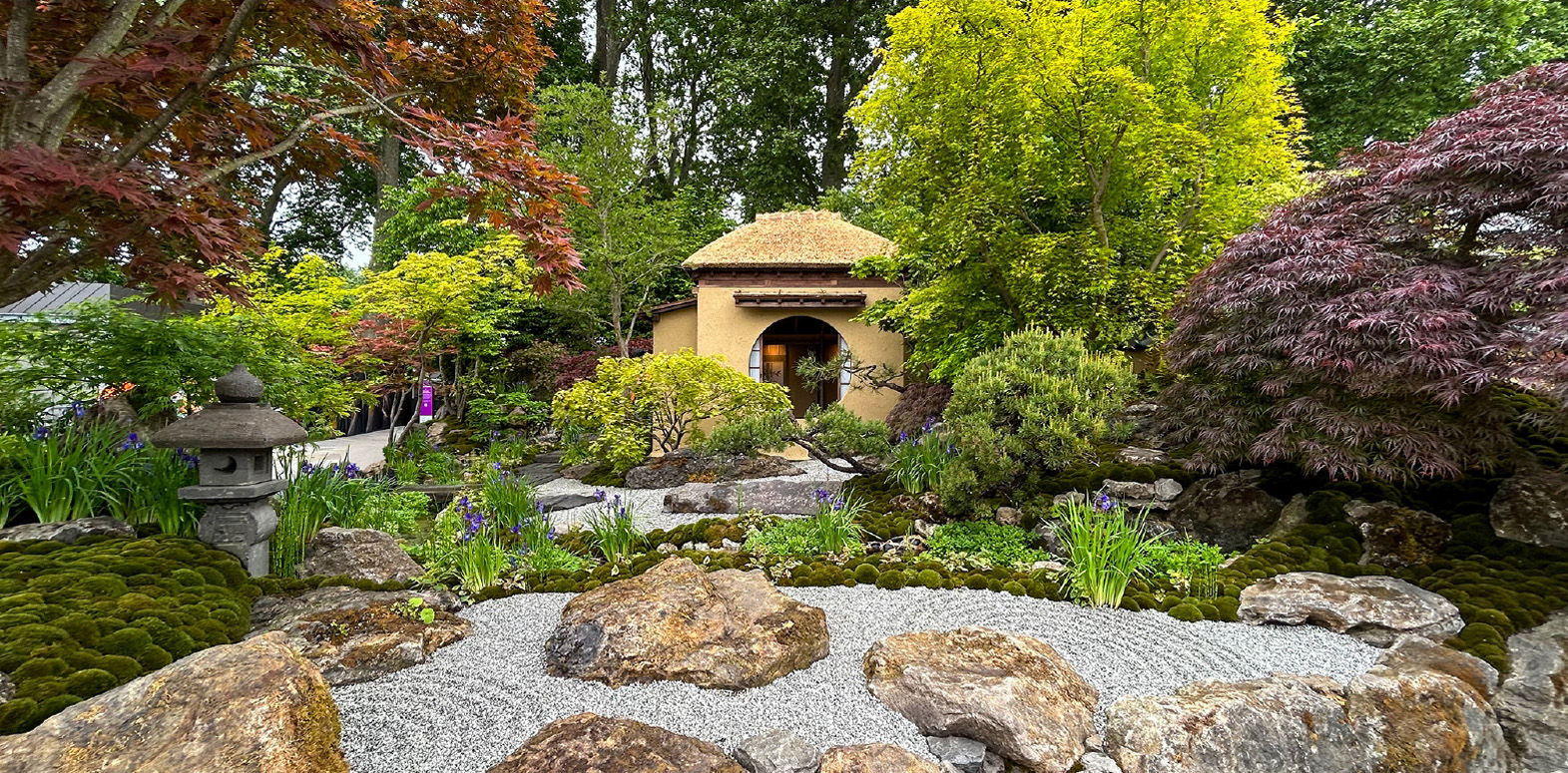 チェルシーフラワーショー2023 ｢バイオフィリックガーデン  大津  はなれ」写真出典   石原和幸デザイン研究所